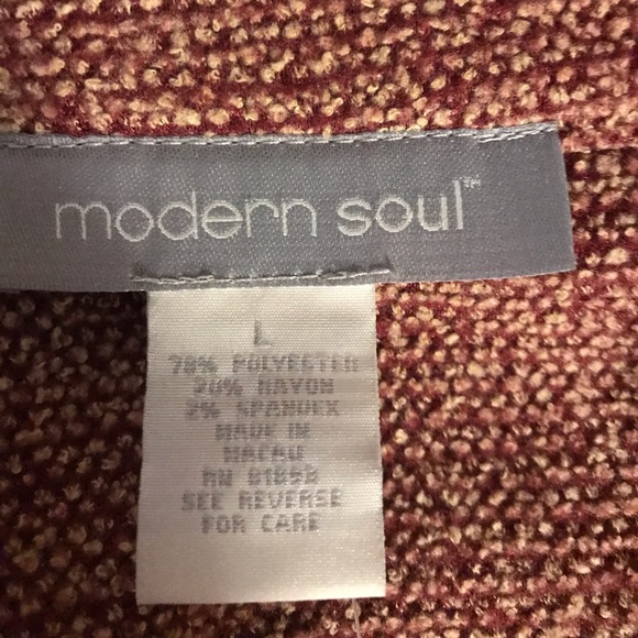 Modern soul jacket available red & brown  L & XL - Picture 4 of 8